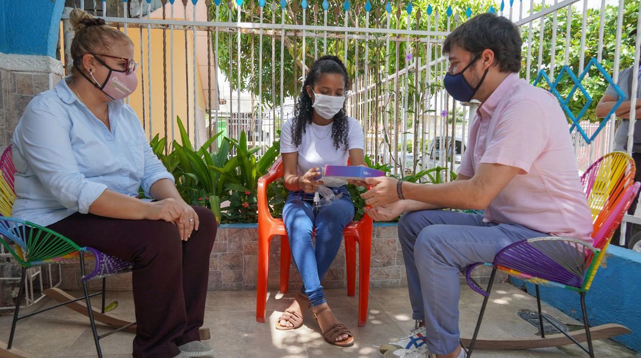 El alcalde Jaime Pumarejo