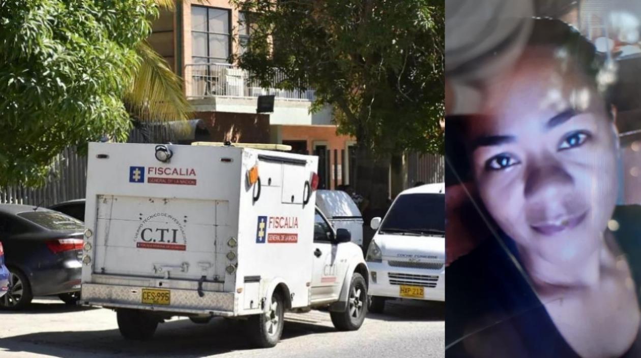 El cuerpo de Kelly Carolina Pérez Trigos fue llevado a Medicina Legal.