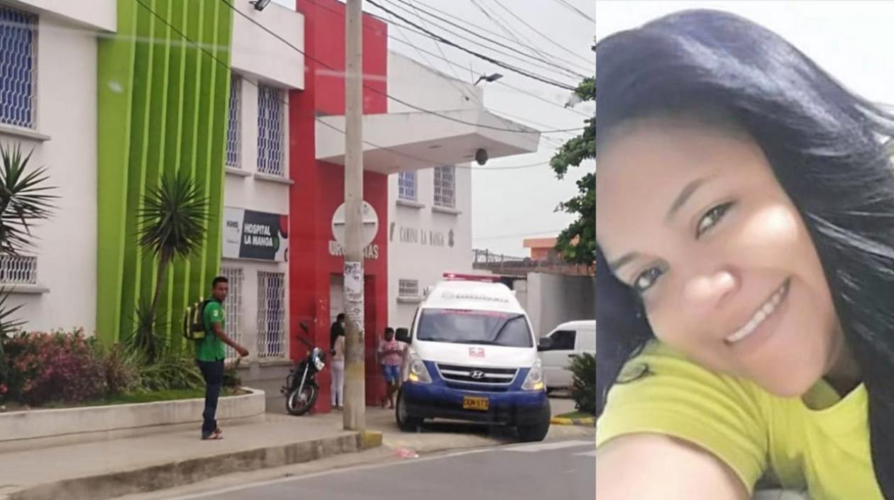 Johana Lisbeth Montañez De la Cruz fue llevada al Camino La Manga, donde ingresó sin signos vitales.