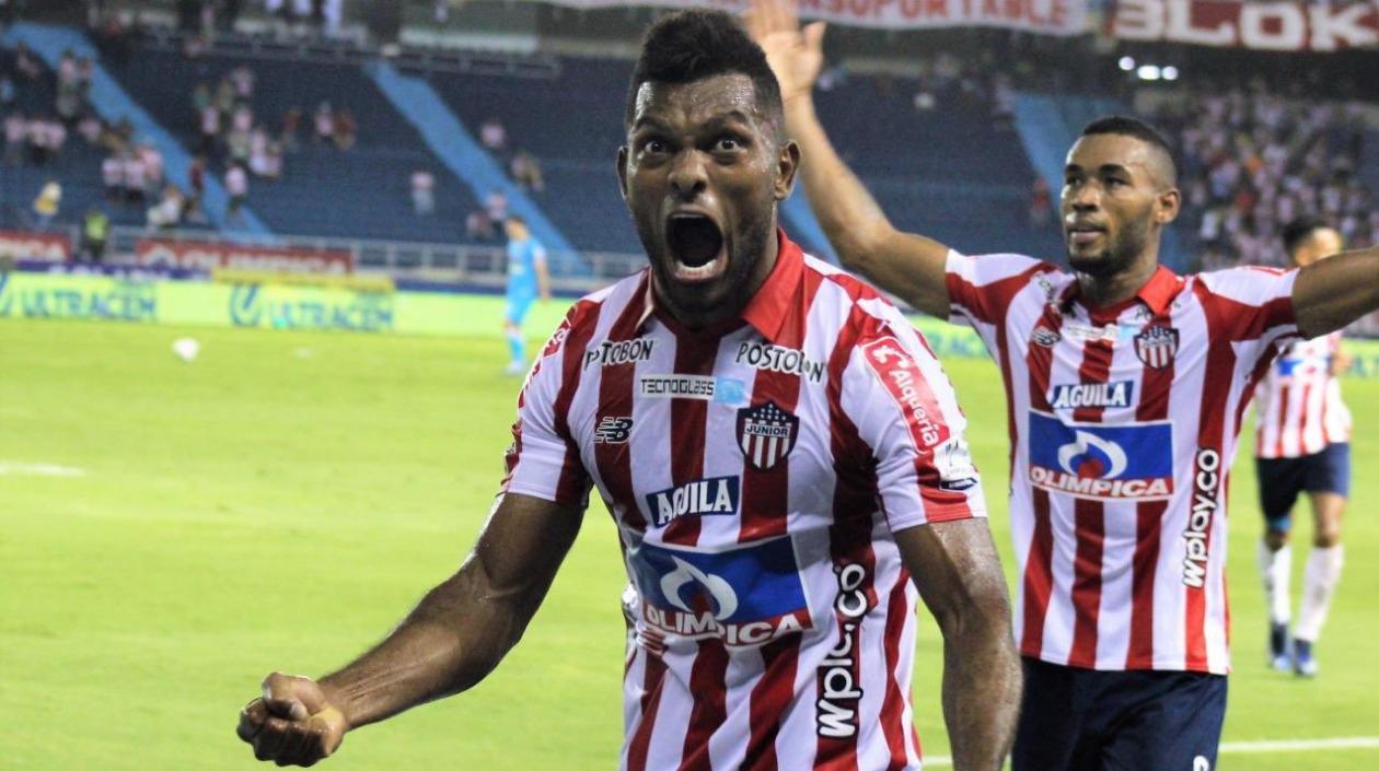 Miguel Ángel Borja, delantero de Junior.