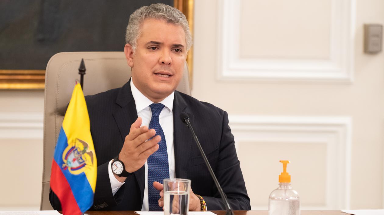 El Presidente de la República, Iván Duque.