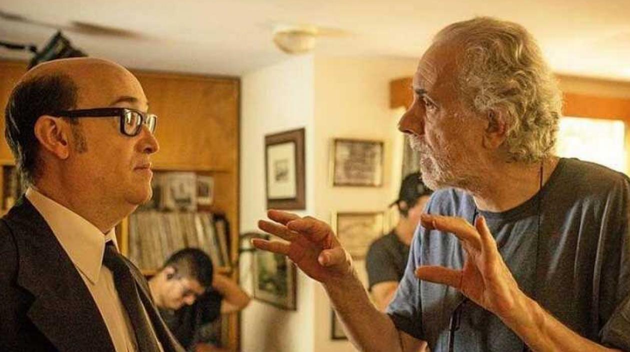 Fernando Trueba, derecha, director de El olvido que seremos.