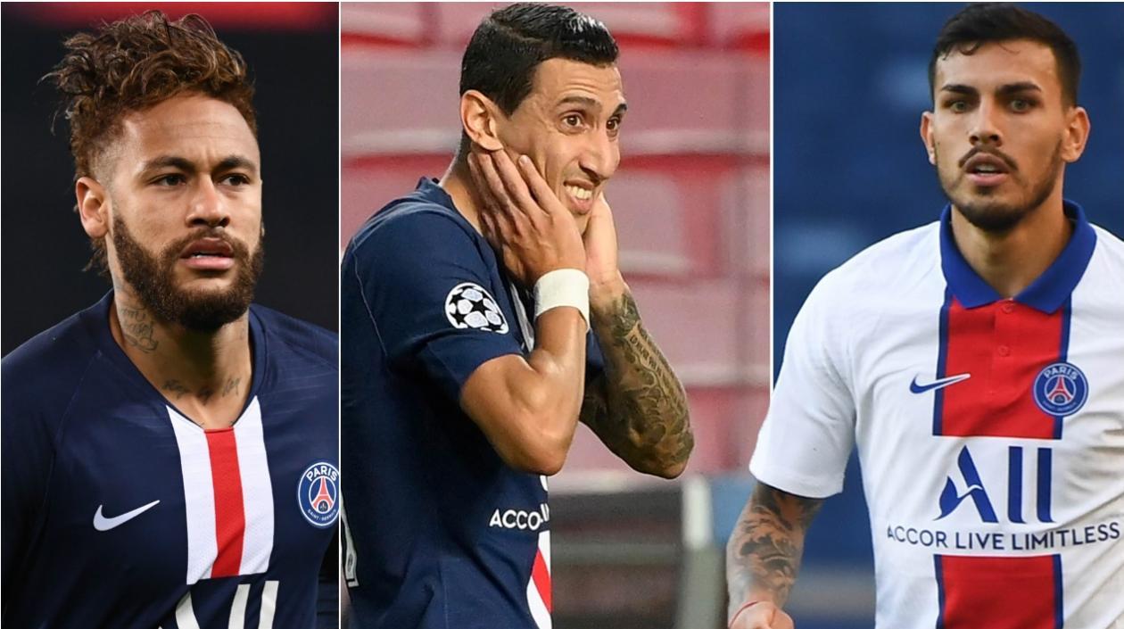 Sin mencionar a Neymar, Di María y Paredes, PSG anunció que tres jugadores tienen coronavirus.