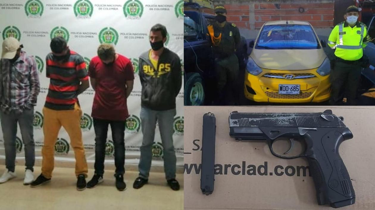 Los capturados fueron a la URI y el taxi fue recuperado.