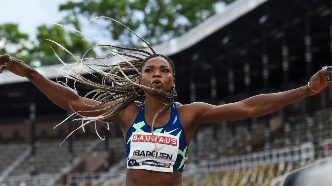 La colombiana Caterine Ibargüen.