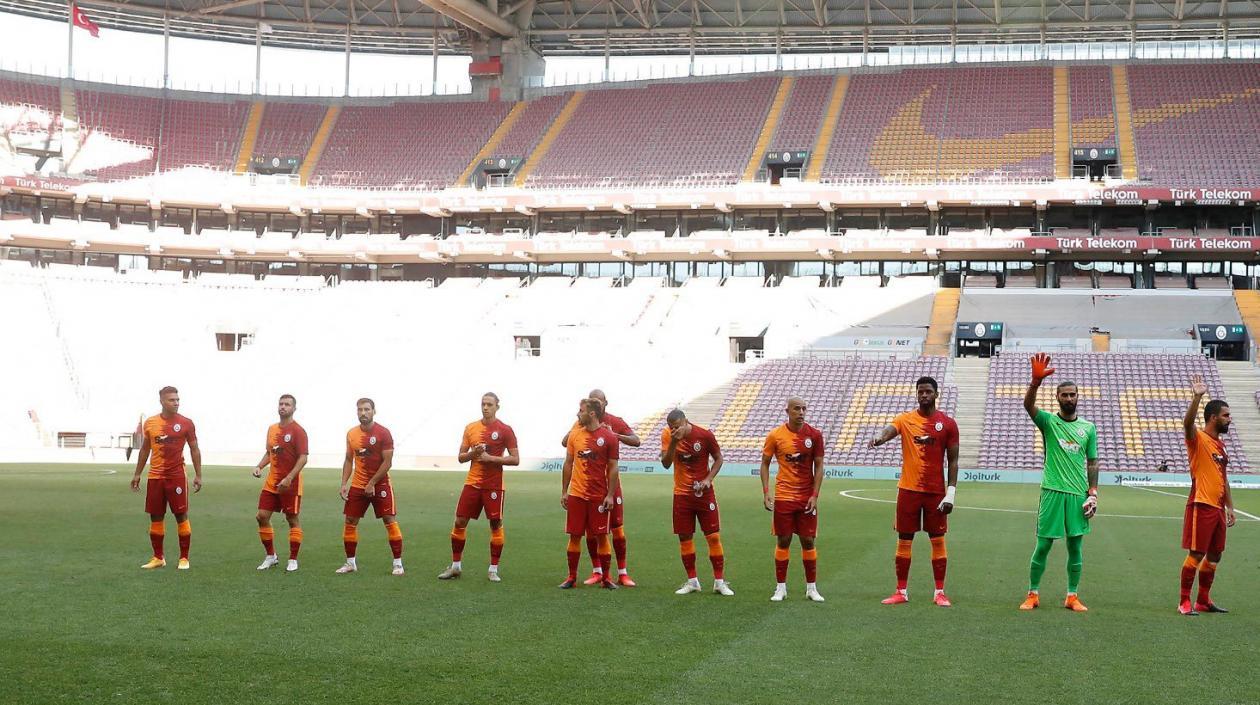 Último partido de Galatasay en donde no hubo público en las gradas.