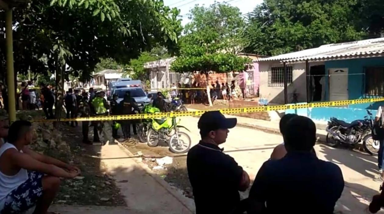 El crimen ocurrió en la calle 63A con carrera 9K, barrio El Bosque.