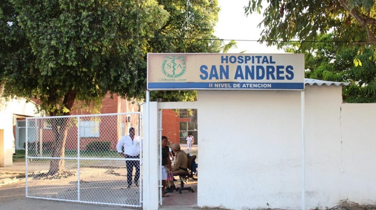 La menor ingresó sin signos vitales al Hospital San Andrés de Chiriguaná.