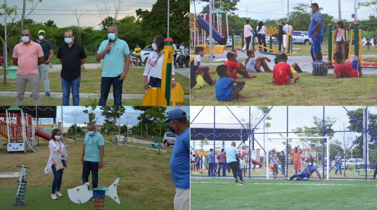 Imágenes del nuevo parque.