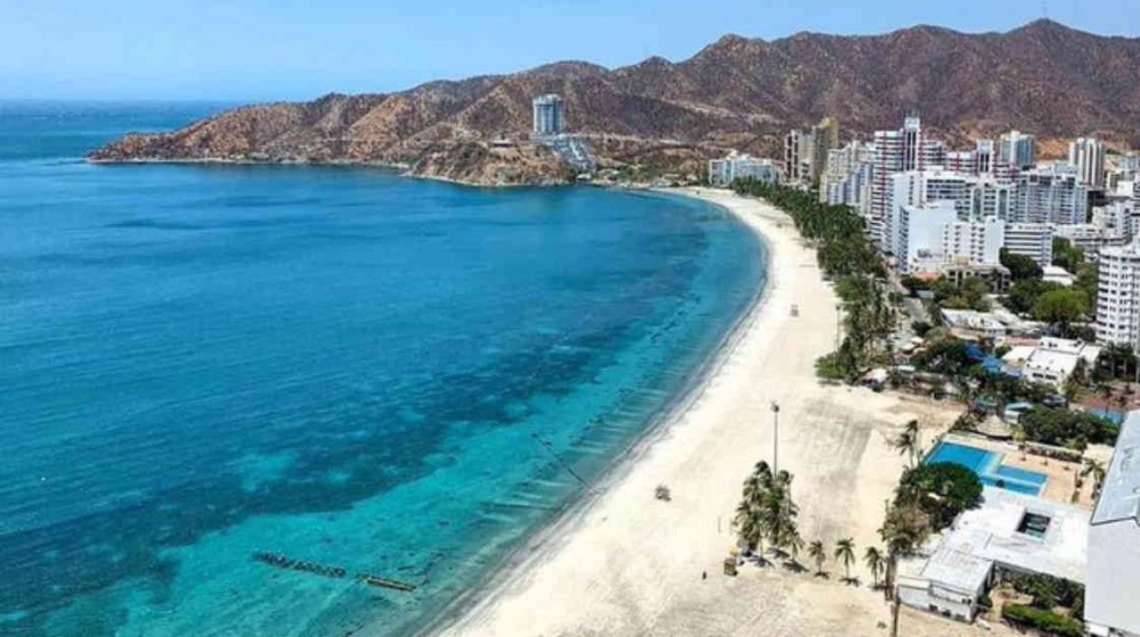 Playas de El Rodadero en Santa Marta.