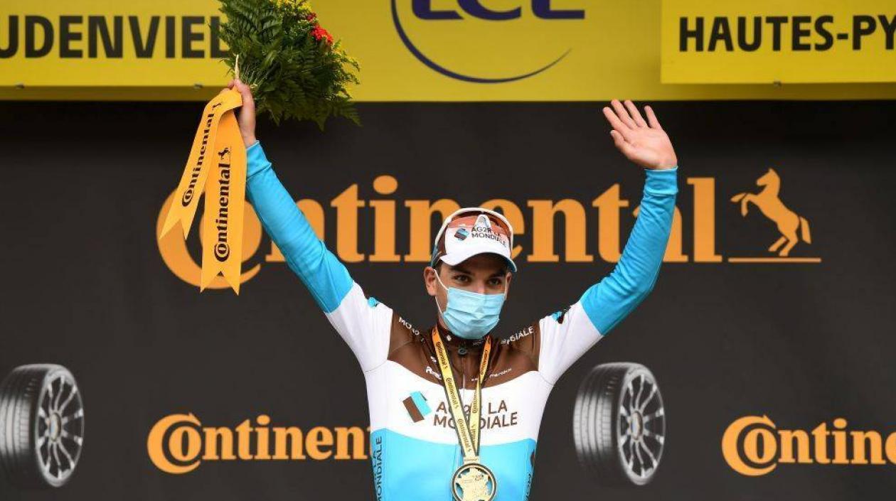 Nans Peters ganó la etapa de este sábado en el Tour de Francia.