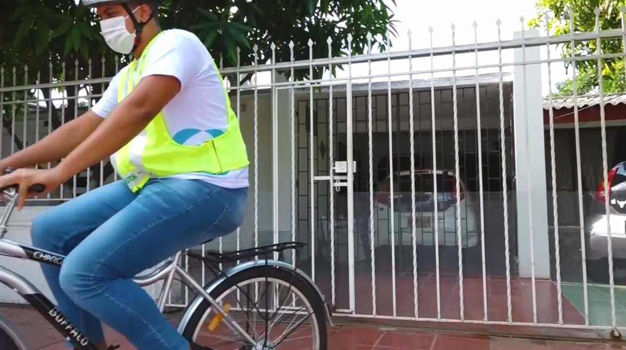 Promoción del uso de la bicicleta en Barranquilla.