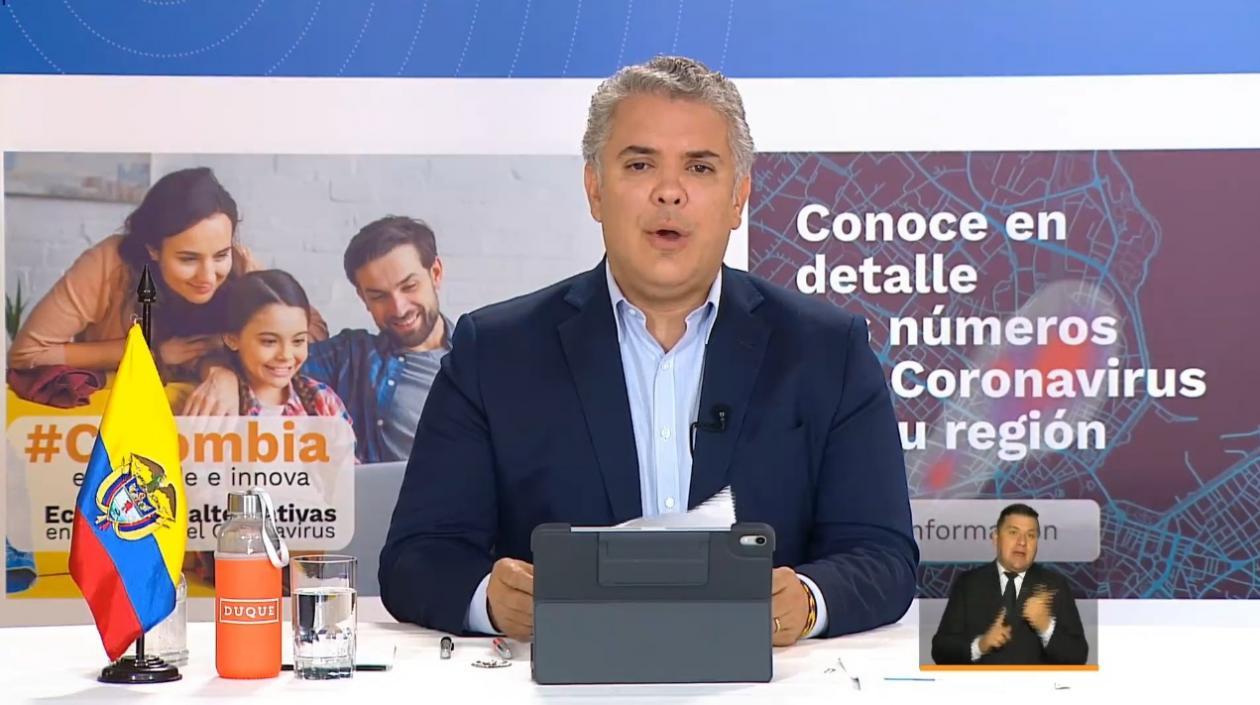 Iván Duque, Presidente de Colombia.