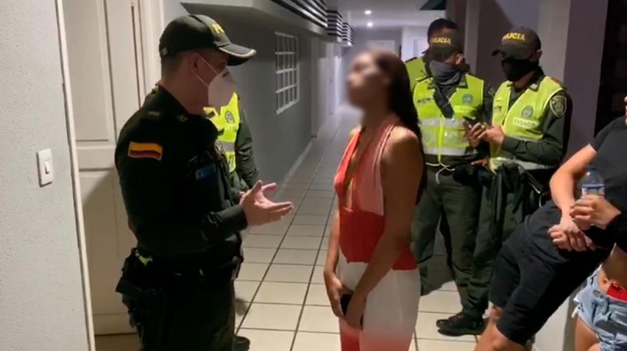 Policía intervino rumba de tres días en Bocagrande