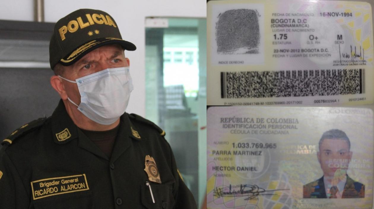 General Alarcón y la identidad falsa de Deimer Díaz.