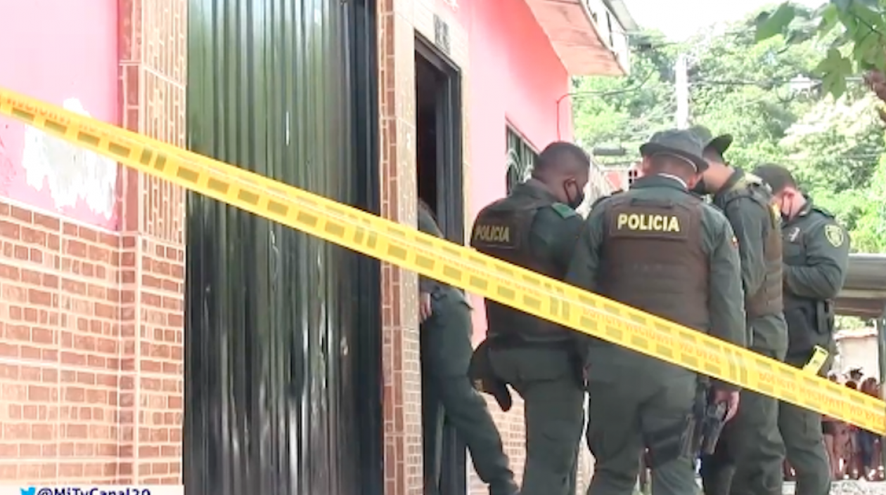 Casa donde ocurrieron los hechos en Aguachica.