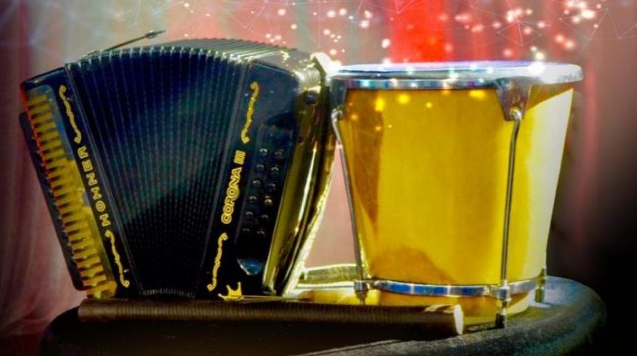 Afiche promocional del Festival de la Leyenda Vallenata.