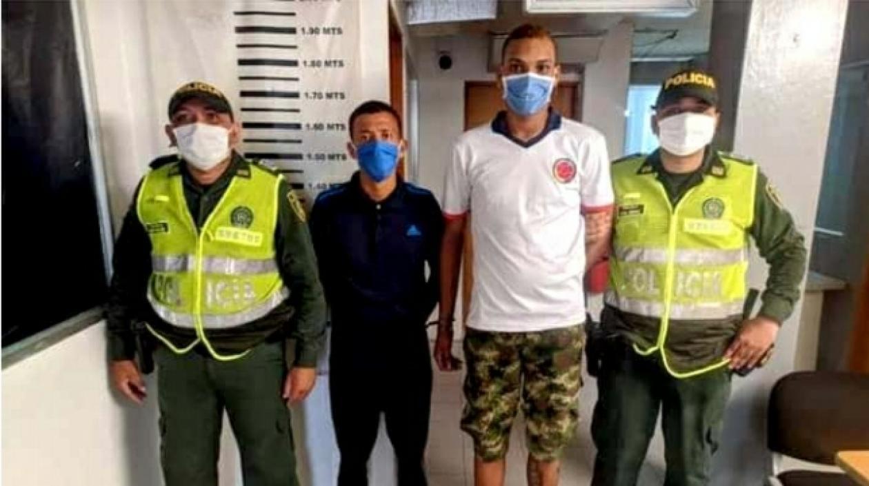 Iván Andrés Borrero Oyola, alias ‘Gato negro’; y Steven Alberto Durán Bornacelly, alias ‘Papayita’.