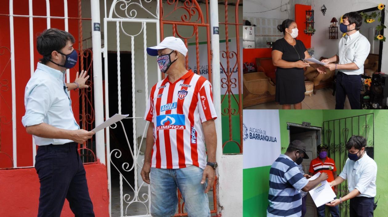 El Alcalde de Barranquilla, Jaime Pumarejo.