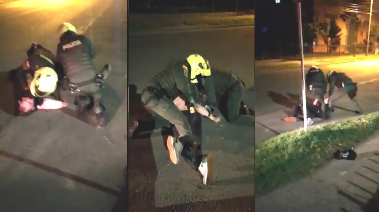 Imágenes de la brutal agresión.