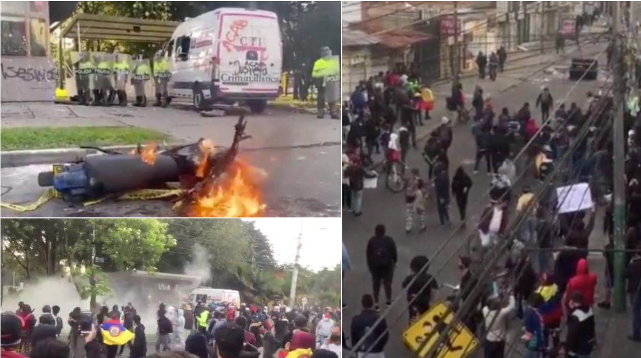 Panorama en el CAI Villa Luz en Engativá.