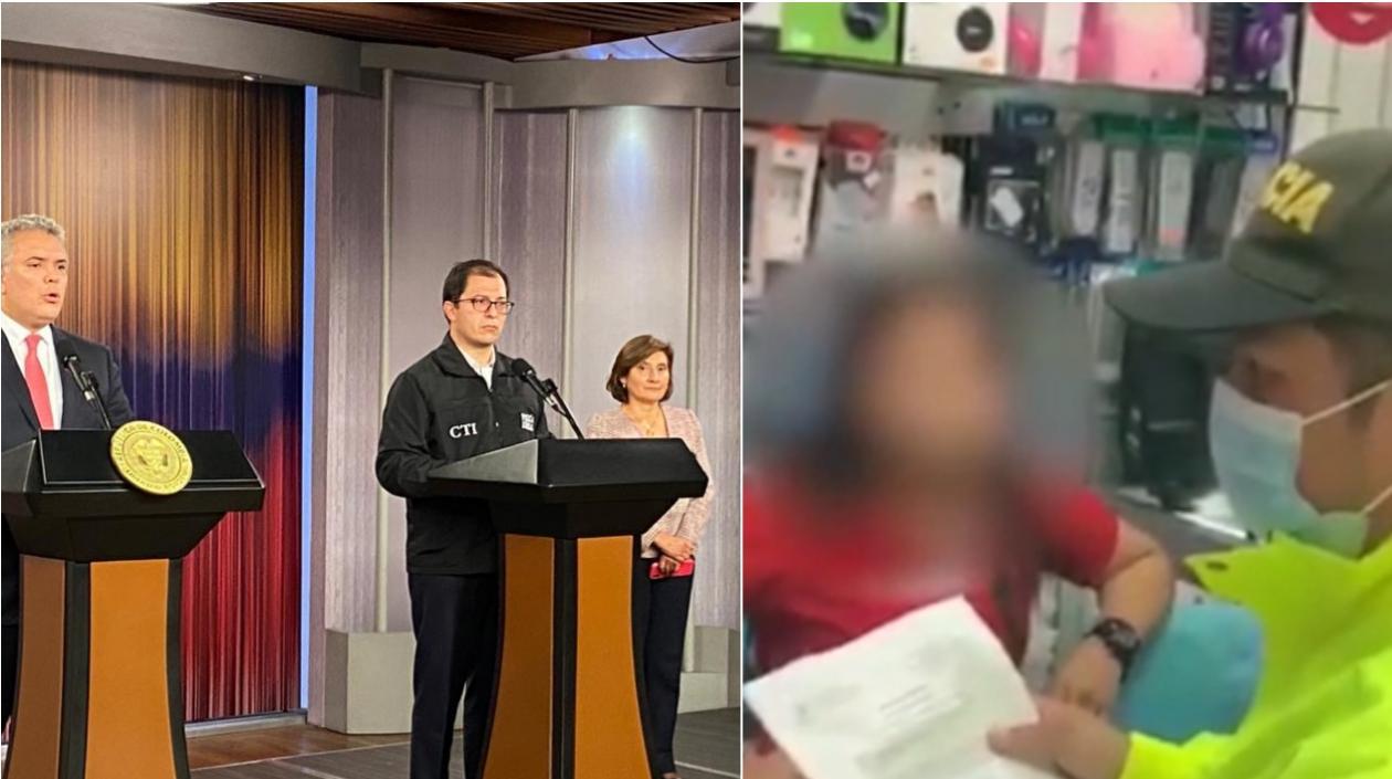 Presidente hizo el anuncio de la captura de alias 'Maritza' en Popayán.