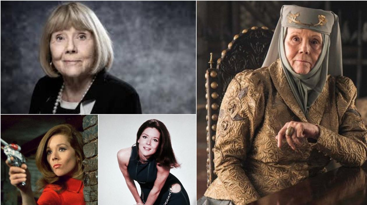 Diana Rigg en Los Vengadores, como Chica Bond y en Juegos de Tronos.