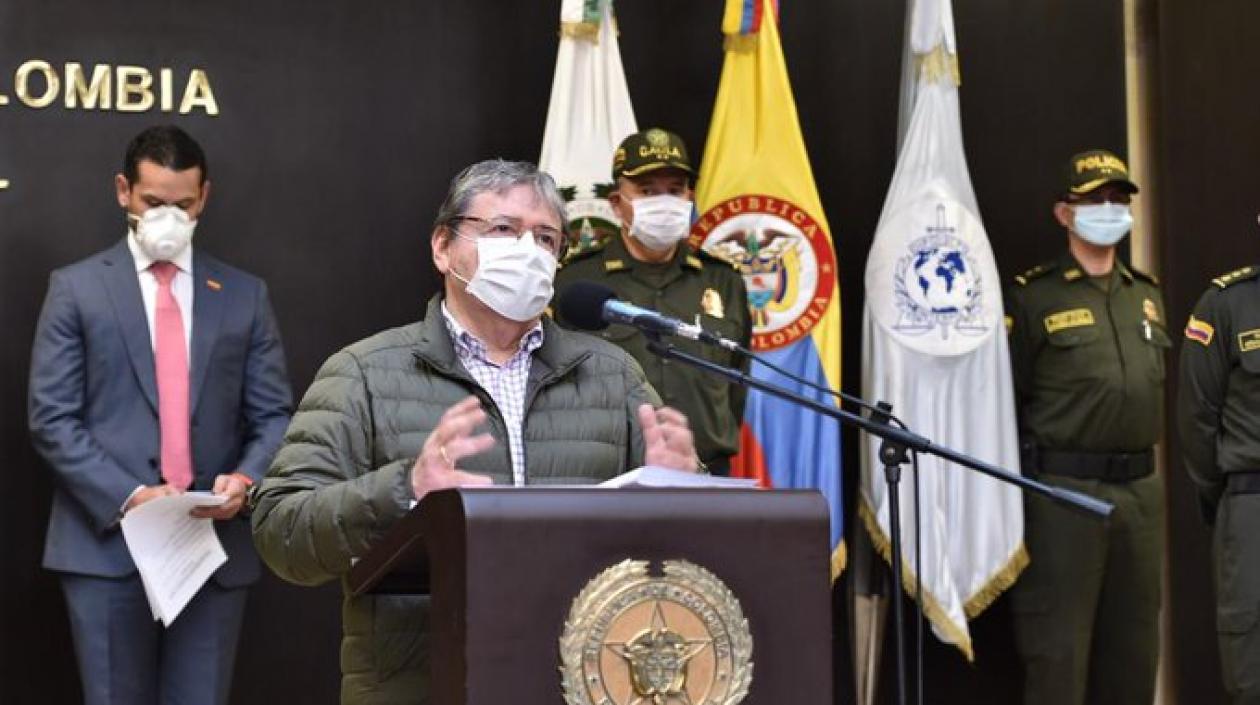 Carlos Holmes Trujillo, ministro de Defensa.