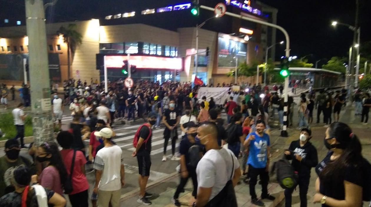La marcha culminó en la Plaza de la Paz.