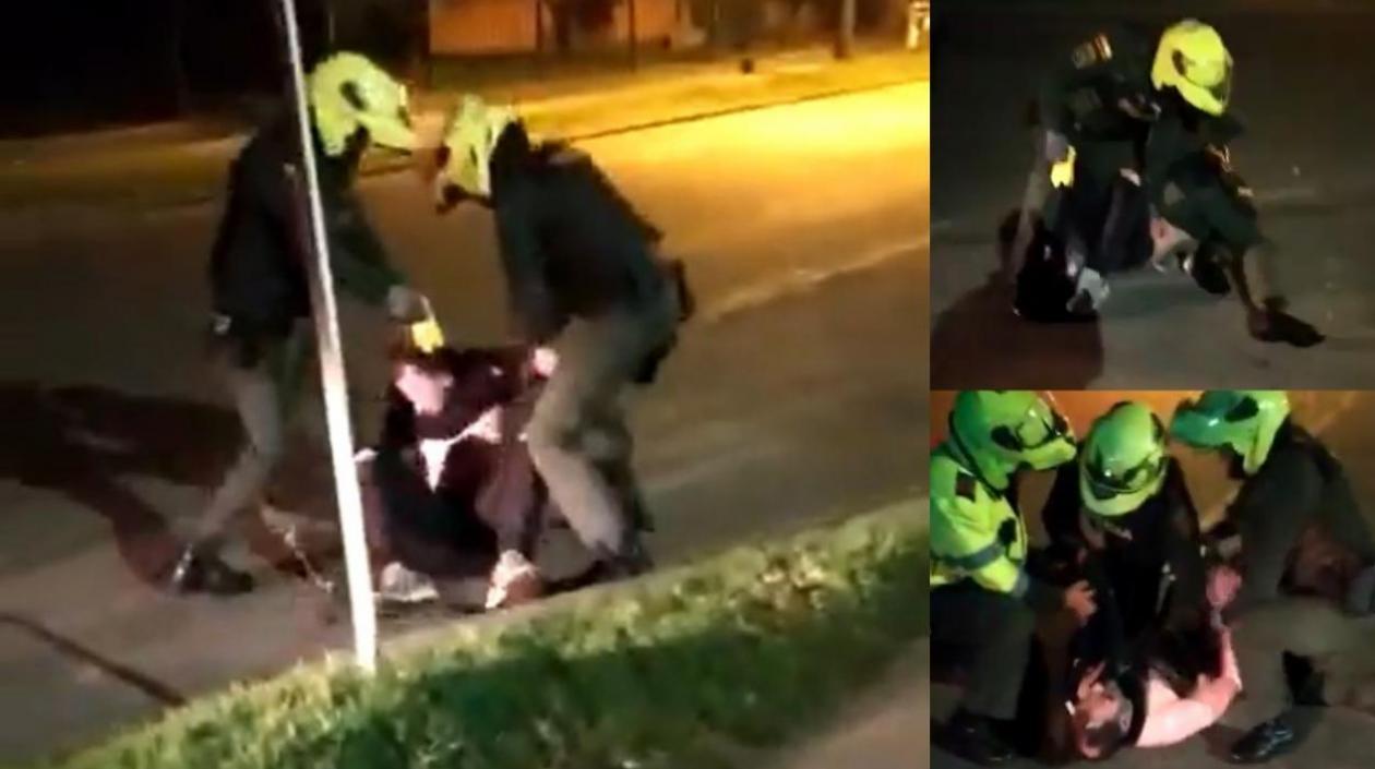 Momentos en el que atacan en la calle a Javier Ordóñez.