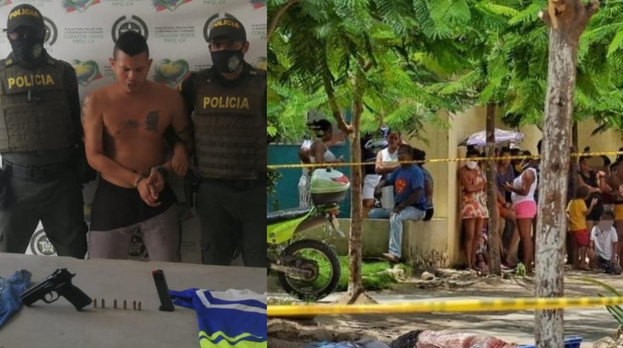 Daimer Aldair Correa Cepeda, alias 'Canario'.