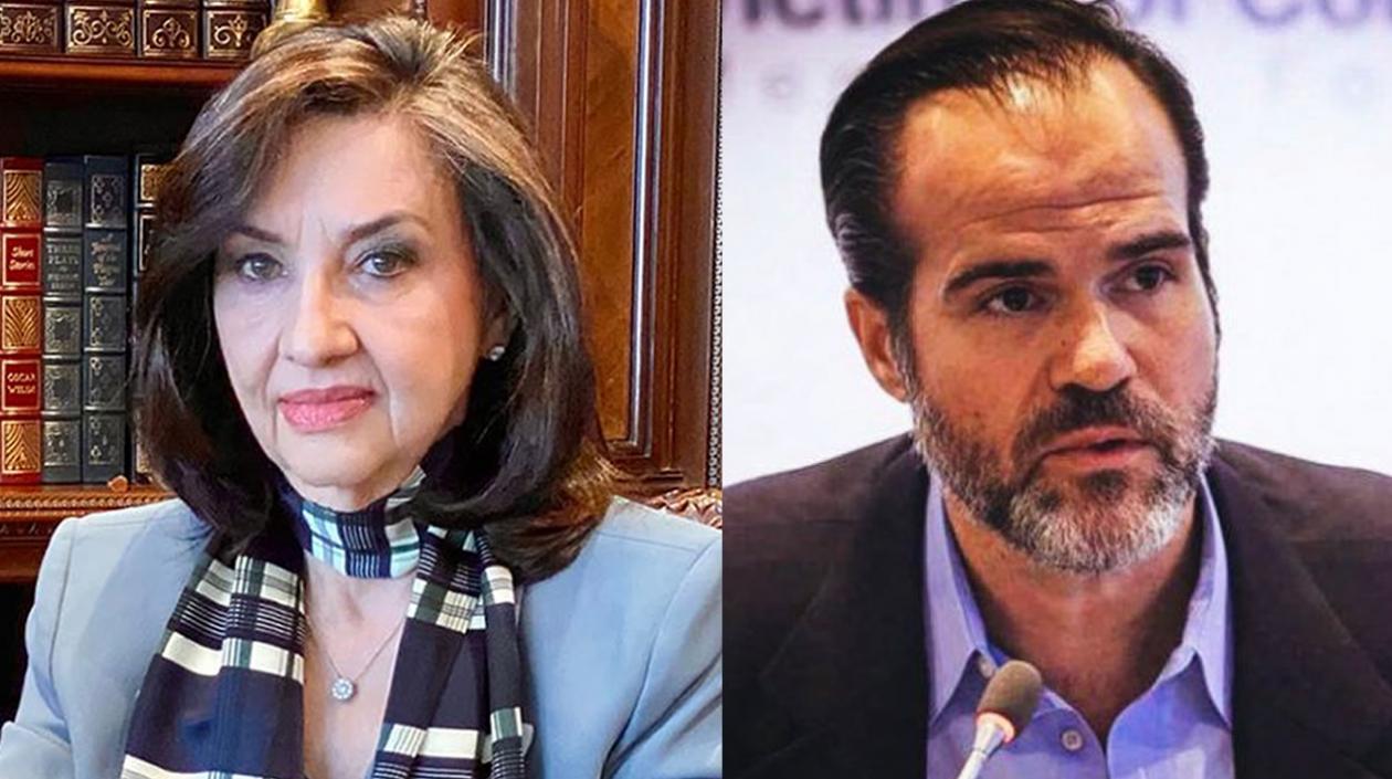 Claudia Blum y Mauricio Claver-Carone