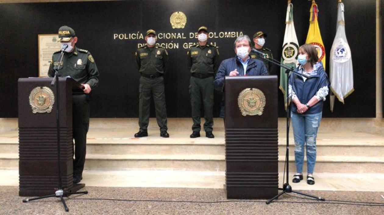 Rueda de prensa de MinDefensa.