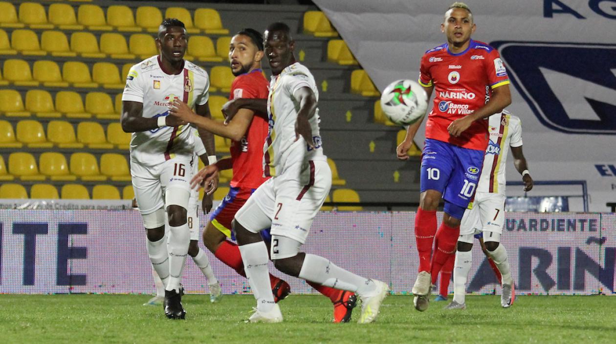 Acción del partido en Pasto.