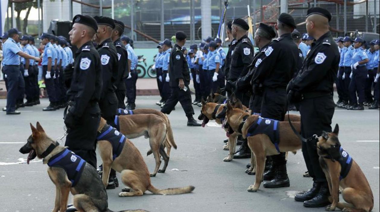 Policías de Nicaragua.