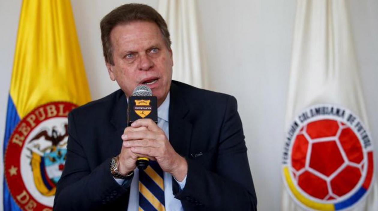 Ramón Jesurún, presidente de Federación Colombiana de Fútbol.