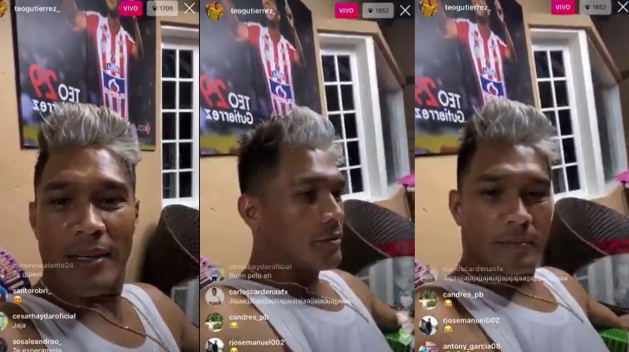 Teófilo Gutiérrez, delantero de Junior. 