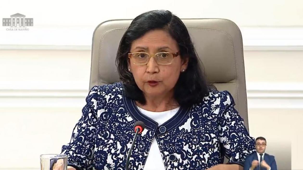 Gina Tambini, representante en Colombia de la OMS y OPS.