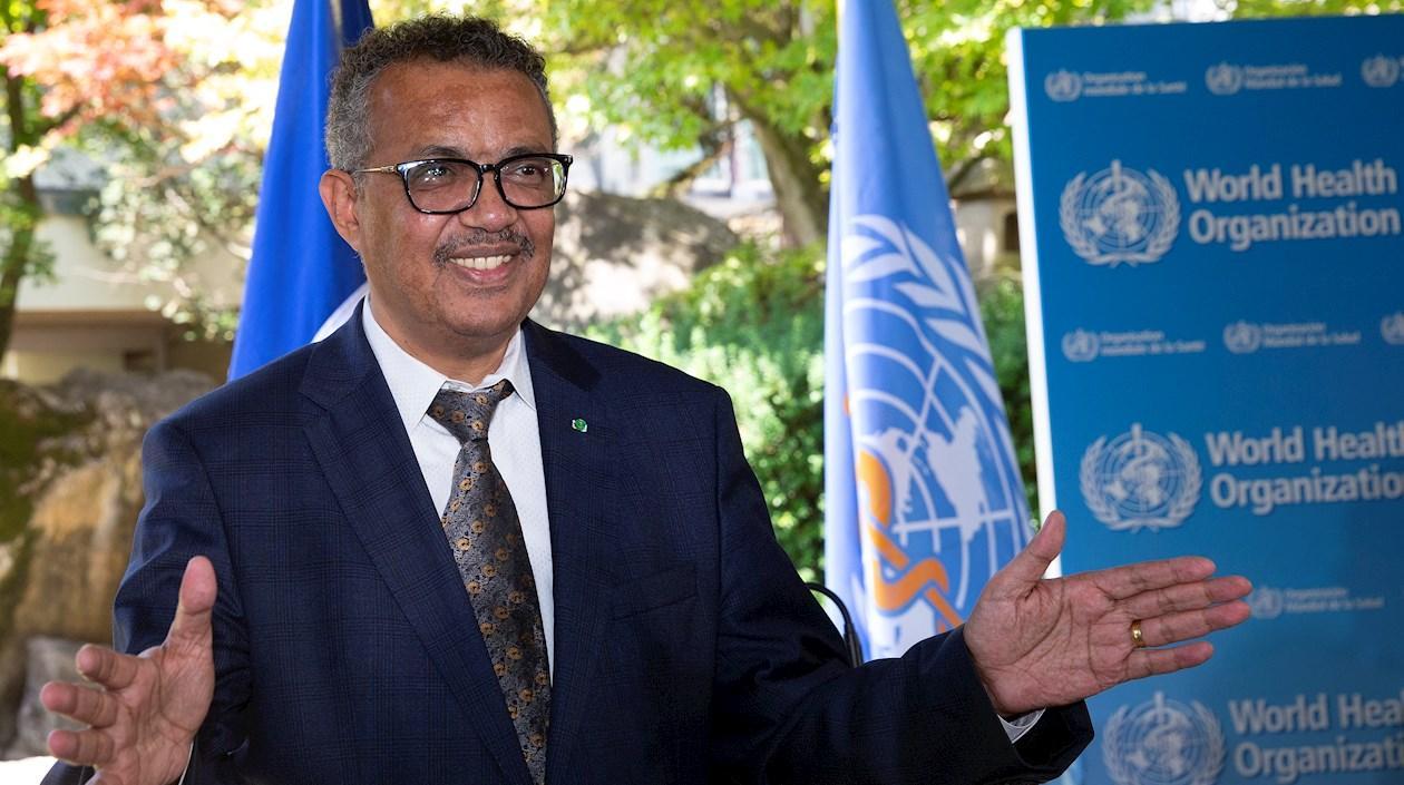 El director general de la OMS, Tedros Adhanom Ghebreye.