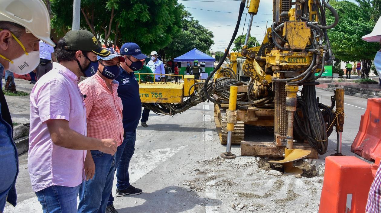 El Alcalde de Barranquilla, Jaime Pumarejo.