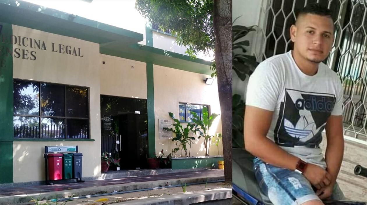 El cuerpo de Luis Alfredo Gutiérrez Arroyo fue llevado a Medicina Legal.