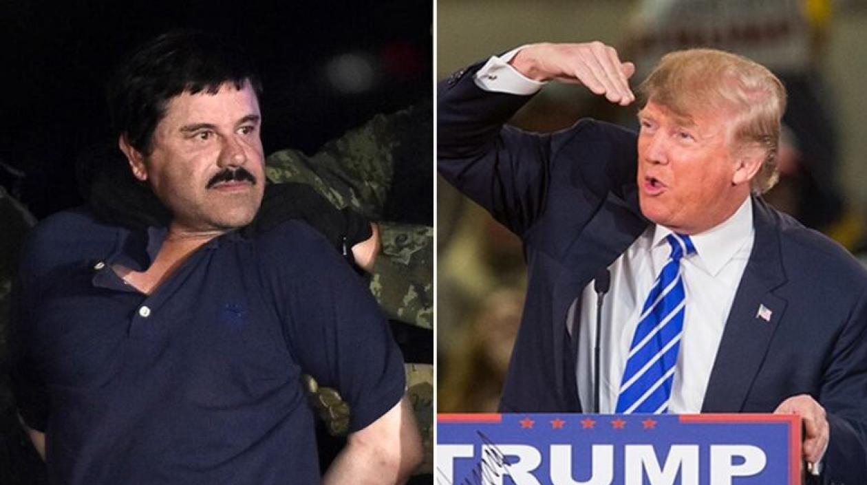 'El Chapo' Guzmán y Donald Trump.