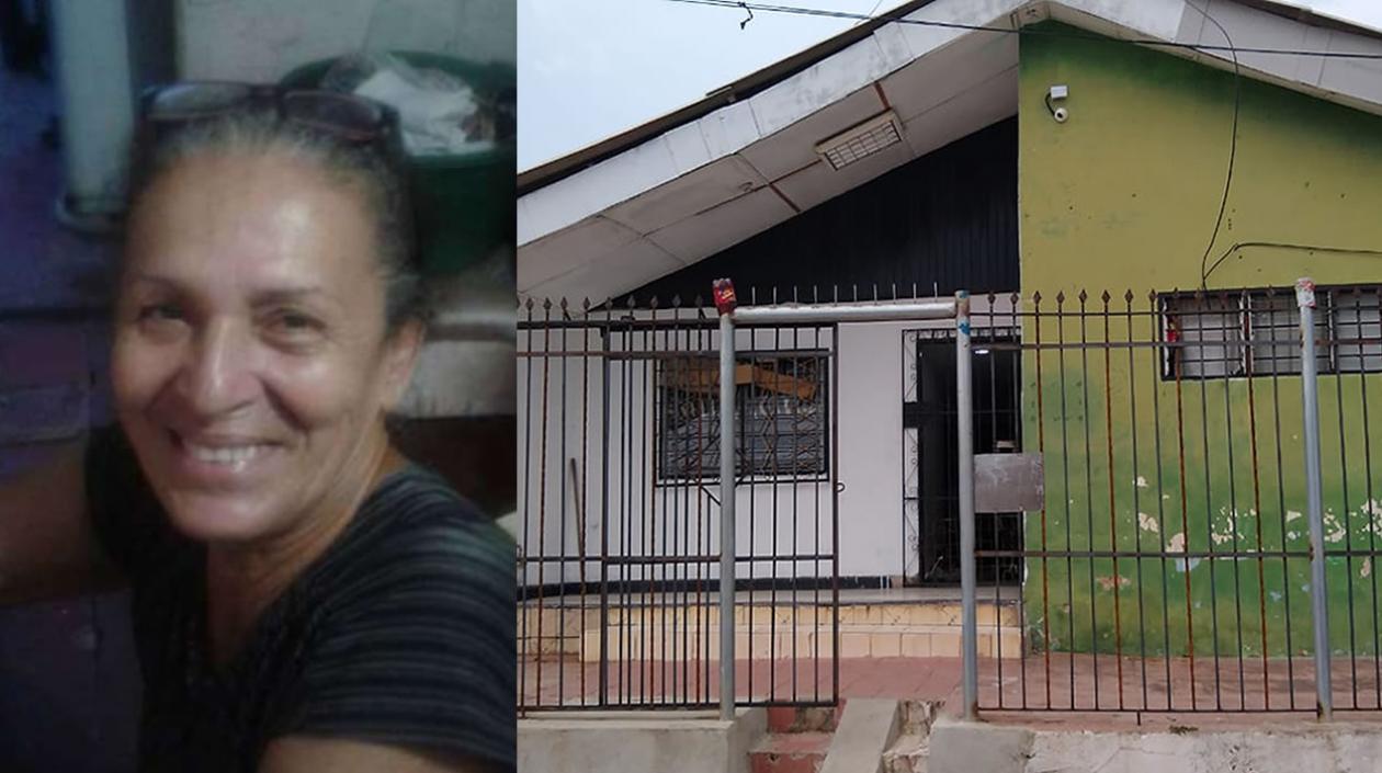 Cielo Payares y la casa donde vivía en Barranquilla