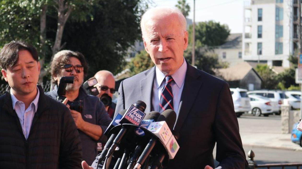 El candidato demócrata para las elecciones presidenciales, Joe Biden.