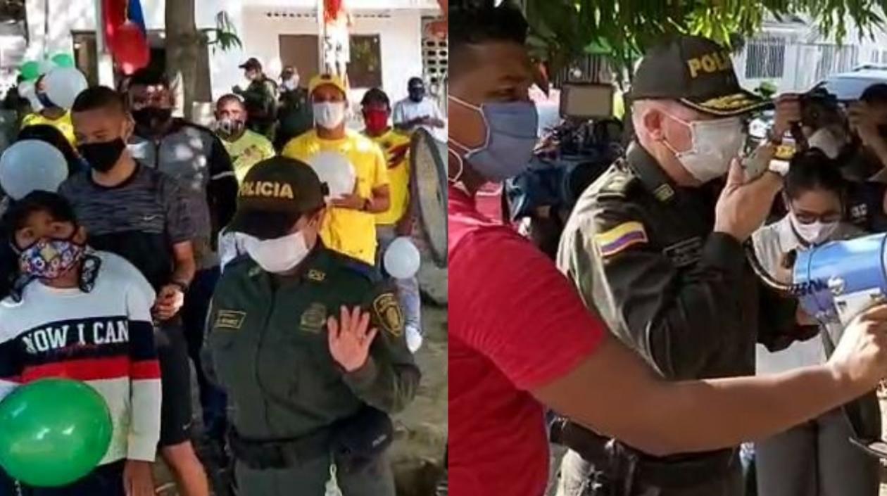 A la jornada hizo presencia el general Ricardo Alarcón. 