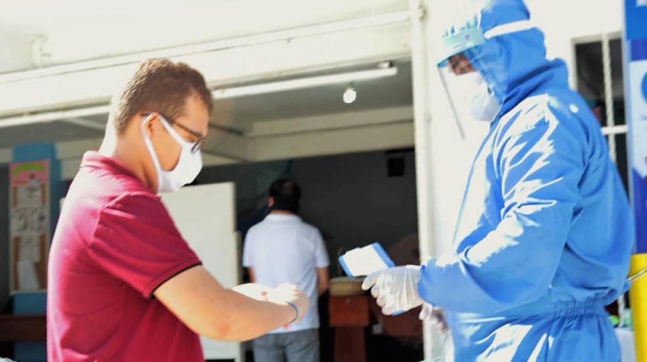 Cumplimiento de protocolos de bioseguridad en Soledad.