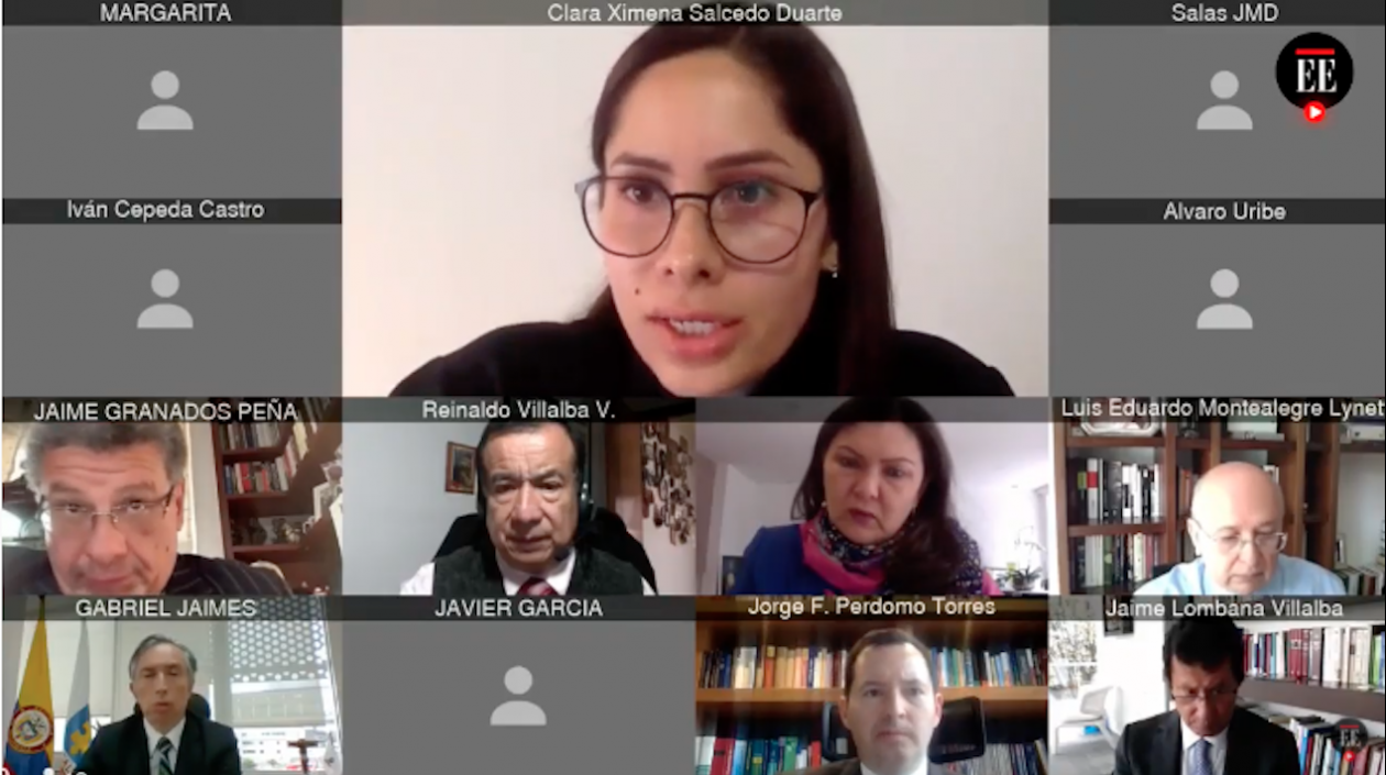 Audiencia presidida por la jueza 30 de Garantías, Clara Ximena Salcedo.