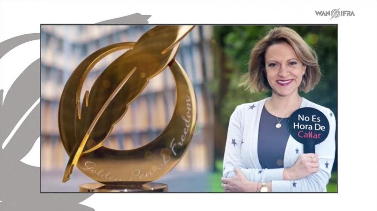 La periodista colombiana Jineth Bedoya Lima.