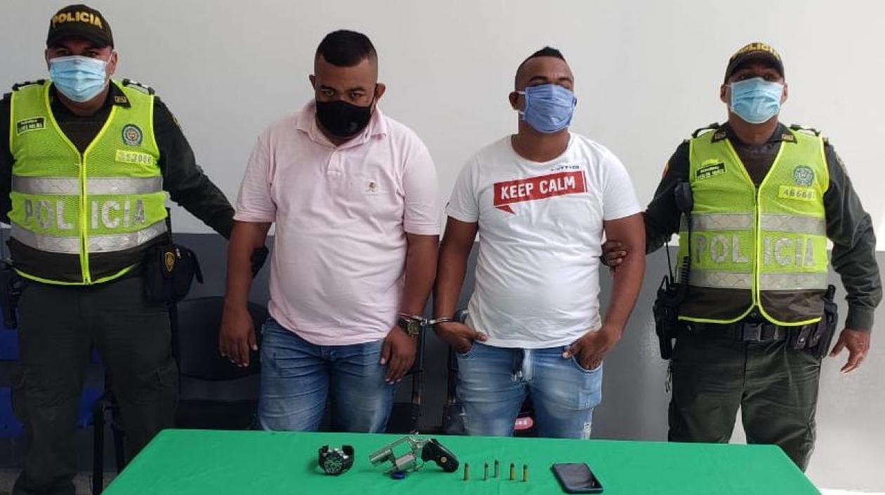 José Sebastián Maza Sarabia y Sheiner Sánchez Barros.