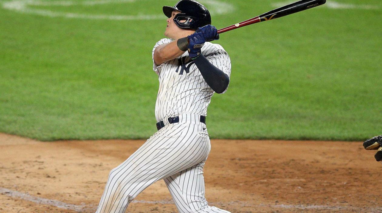 Giovanni Urshela, pelotero de los Yankees. 